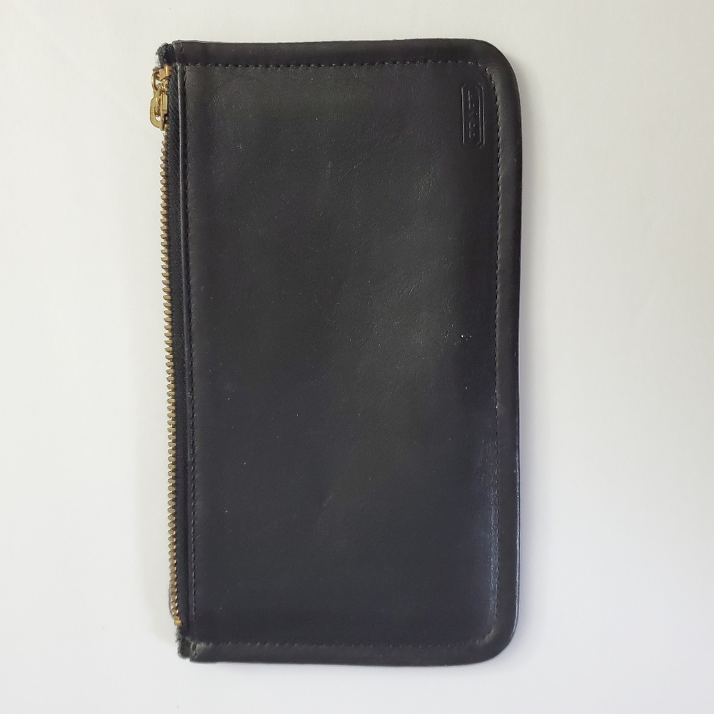Coach Black Vintage Zip Pouch